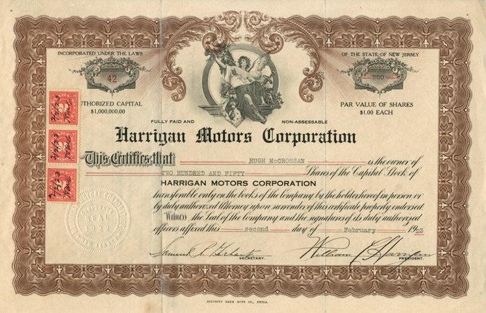 Harrigan Motors Corporation